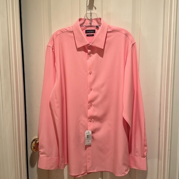 Nautica NWT pink shirt - Picture 1 of 5